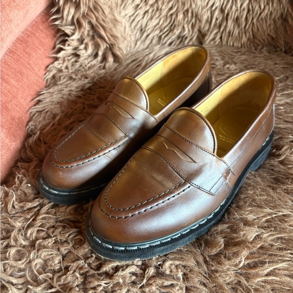 Solovair Penny Loafers Gaucho Crazy Horse leather - Picture 2 of 7
